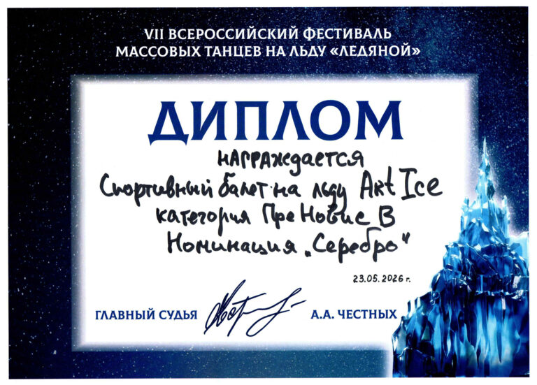 VII Всероссийский фестиваль массовых танцев на льду «Ледяной»
